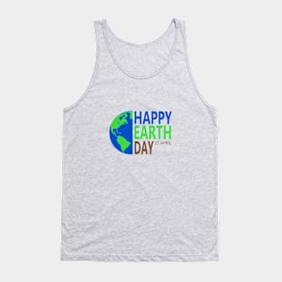 Earth Day 22 April Tank Top